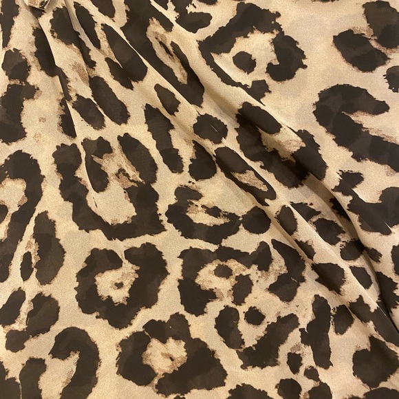 Cheetah Sheer blouse - Picture 2 of 2